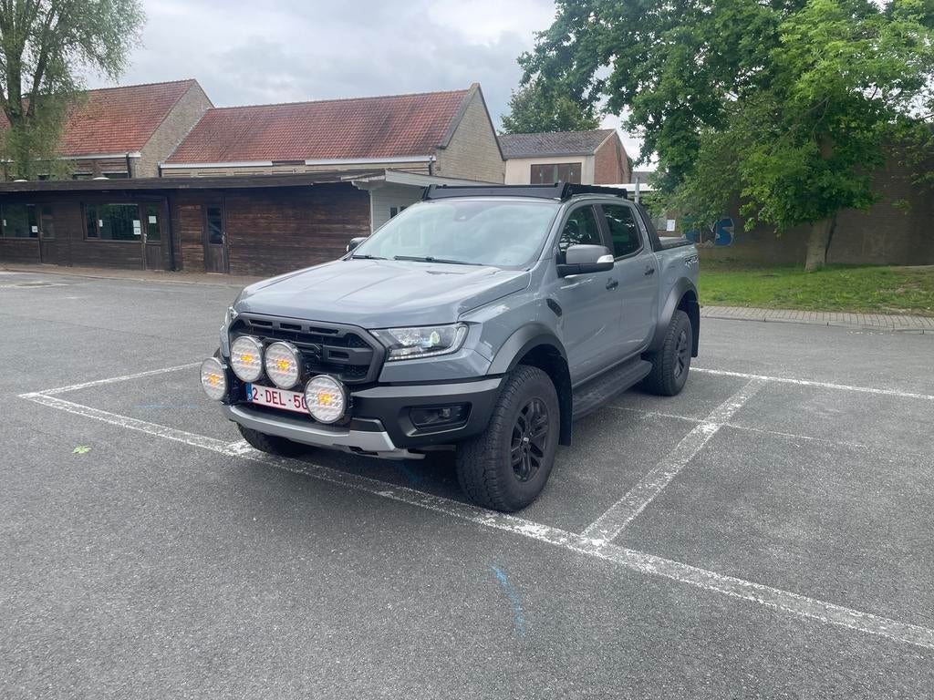 Ford Ranger Raptor 2022 32000km, Autos, Ford, Argent ou Gris, Achat, Alcantara, Noir
