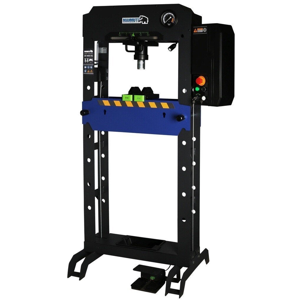 Mammuth werkplaatspers 20 ton elektrisch, Verzenden