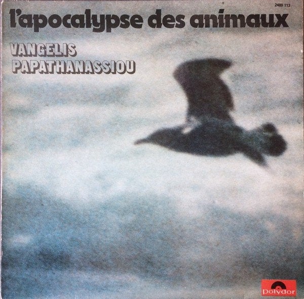 Vangelis Papathanassiou – L'Apocalypse Des Animaux, Enlèvement ou Envoi, Bande originale, Comme neuf, Pochette photo