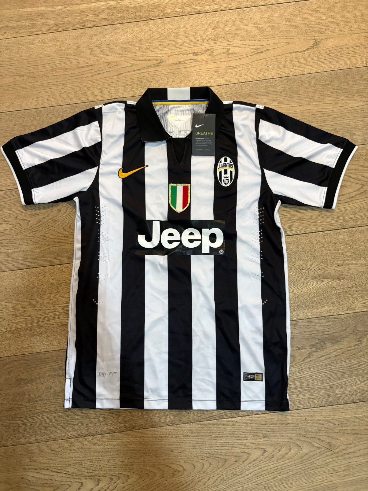 Retro Juventus FC 2014/15 Home Jersey — Pogba #6 — New, Ophalen of Verzenden, Nieuw, Maat 48/50 (M), Wit