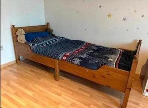 Ikea meegroeibed sundvik sultan kinderbed, Ophalen, Gebruikt