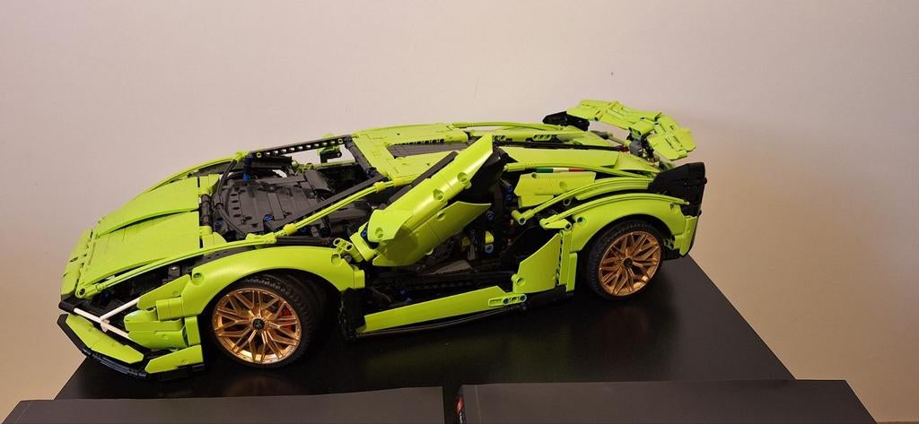 LEGO Technic - Lamborghini Sián -  42115, Ophalen, Lego, Zo goed als nieuw, Complete set
