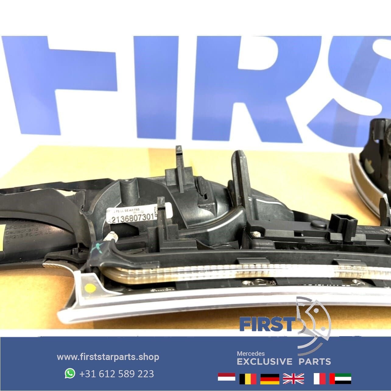 W213 AMG carbon line interieur lijst dashboard origineel Mer, Utilisé, -, -, Enlèvement ou Envoi