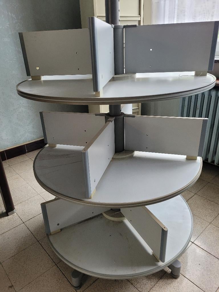 meuble tourniquet de bureau 80 cm diamètre X 1m hauteur, Enlèvement