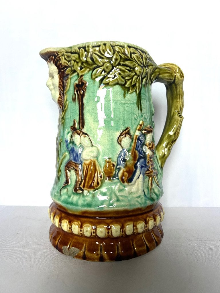 mouzin lecat nimy lez-mons decoratieve kan, Antiek en Kunst, Ophalen of Verzenden