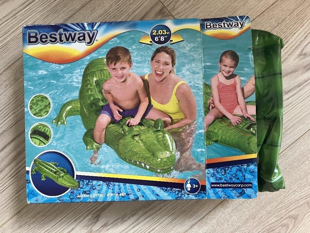 crocodile gonflable - matelas gonflable, Enlèvement ou Envoi, Comme neuf