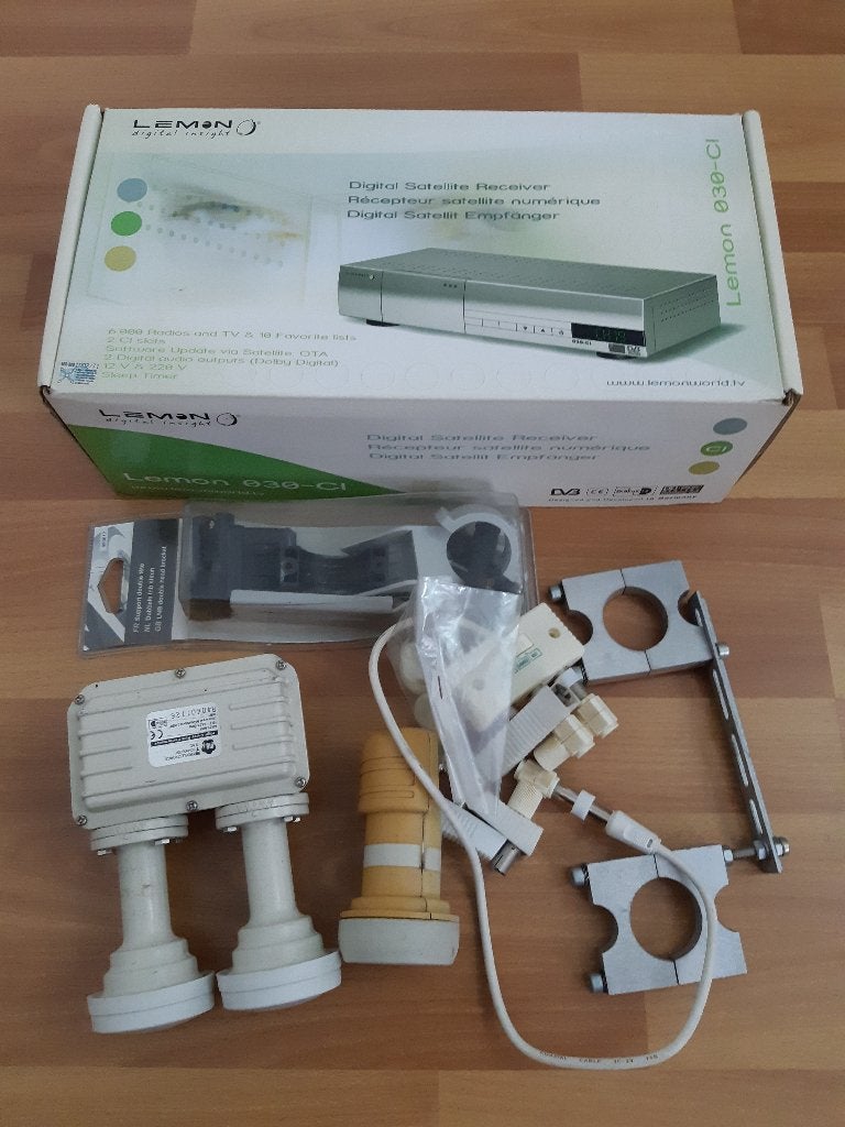 Récepteur Satellite Numérique LEMON 030 CI, Audio, Tv en Foto, Schotelantennes, Ophalen, Nieuw