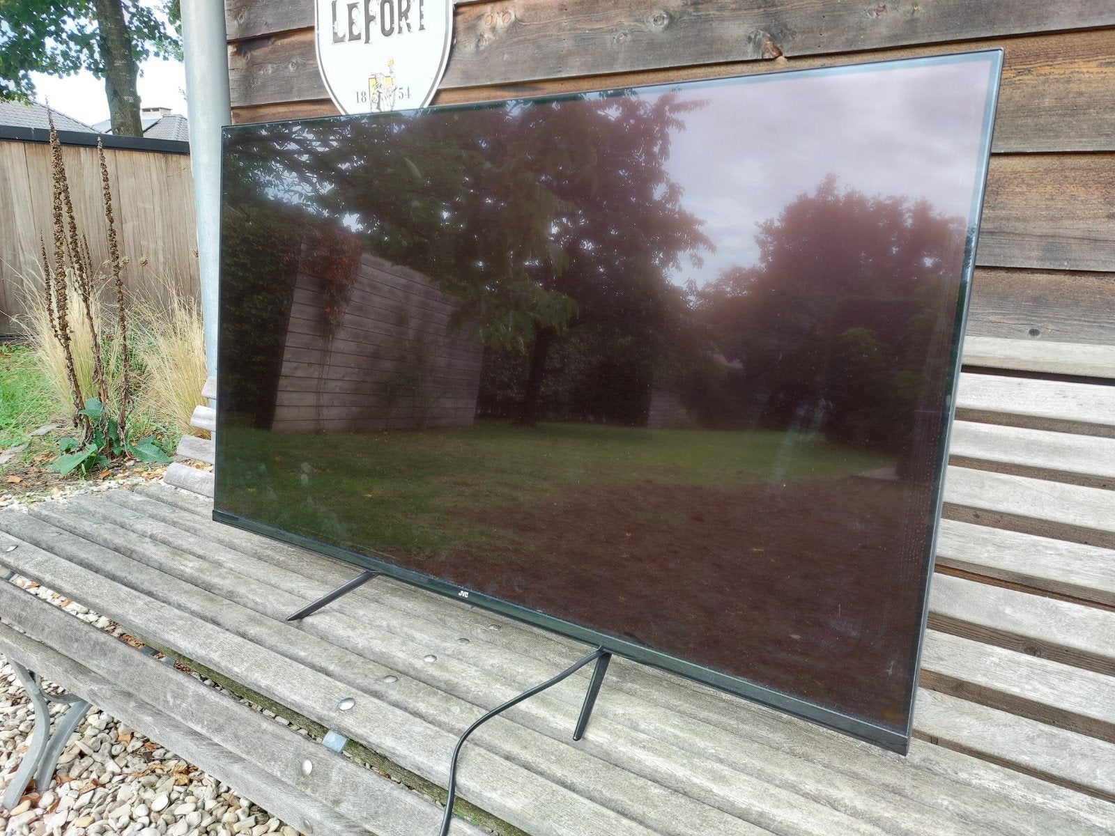 flat screen jvc, TV, Hi-fi & Vidéo, LED, Comme neuf, Enlèvement, 100 cm ou plus