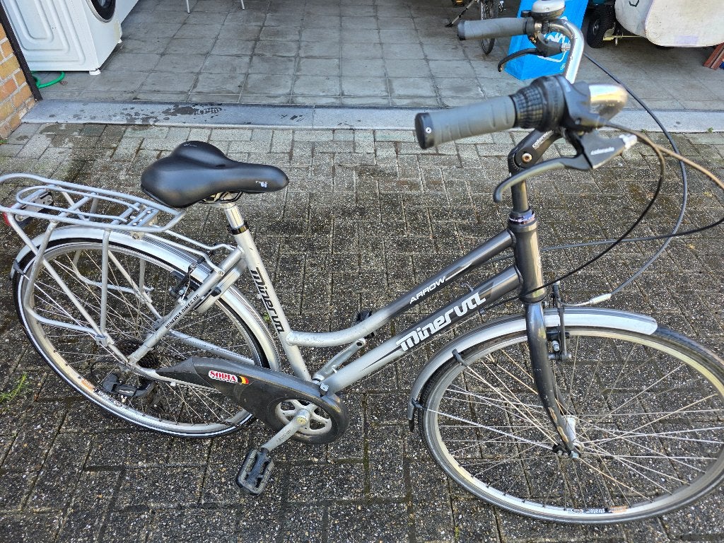 Dames/meisjes fiets, Fietsen en Brommers, Gebruikt, Velgrem, 47 tot 50 cm, Ophalen