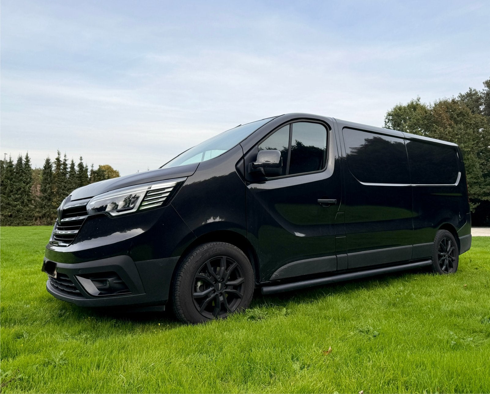 Renault Trafic 3zit, 4 deurs, Stof, Zwart, Zwart
