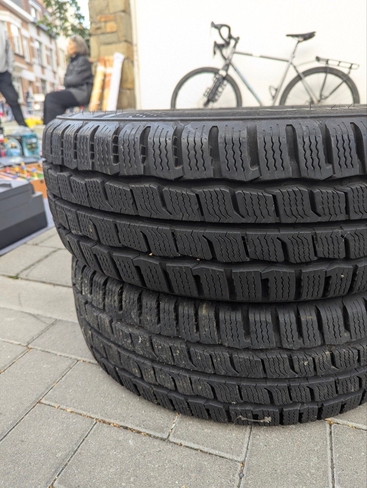 ​2 Pneus Hiver Utilitaires Kumho Winter PorTran CW51 - 215/6, Neuf, 16 pouces, Véhicule utilitaire, Pneu(s)
