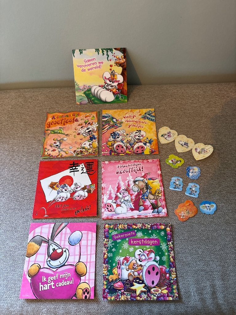 Diddl wenskaarten + stickers, Verzamelen, Diddl, Verzenden, Diddl, Nieuw, Papier, Kaart of Schrift