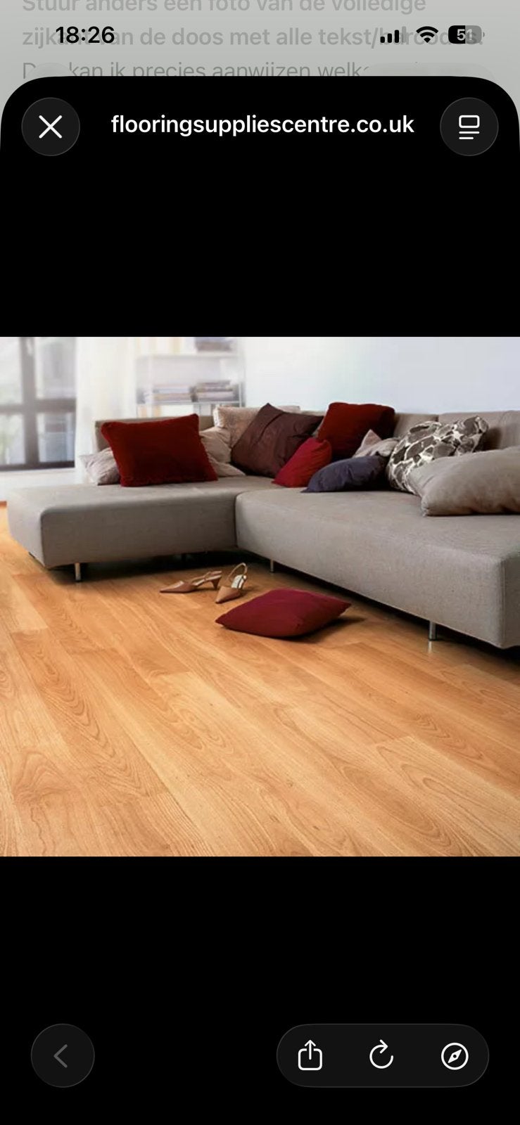 Quickstep laminaat, Doe-het-zelf en Bouw, Hout en Planken, Ophalen, Nieuw, Plank
