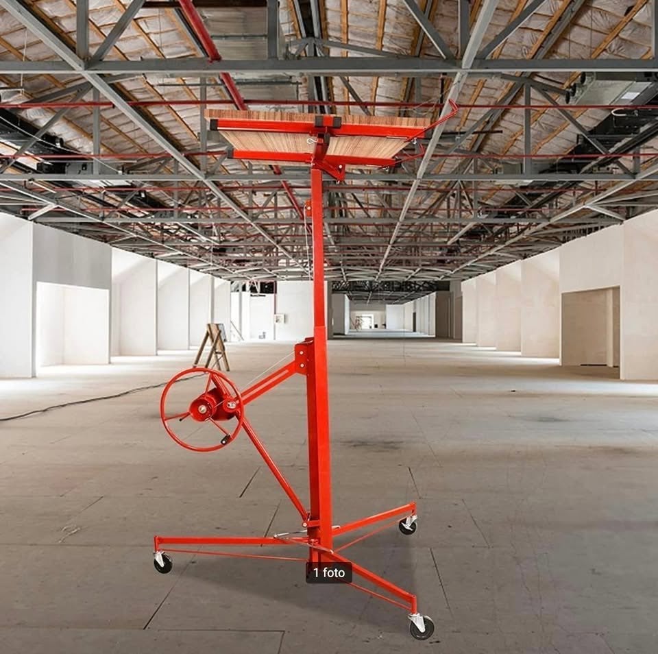 Platenlift gyproclift te huur 10 eur/dag, 40/week, Doe-het-zelf en Bouw, Bouwliften, Zo goed als nieuw, Bouwlift, Ophalen