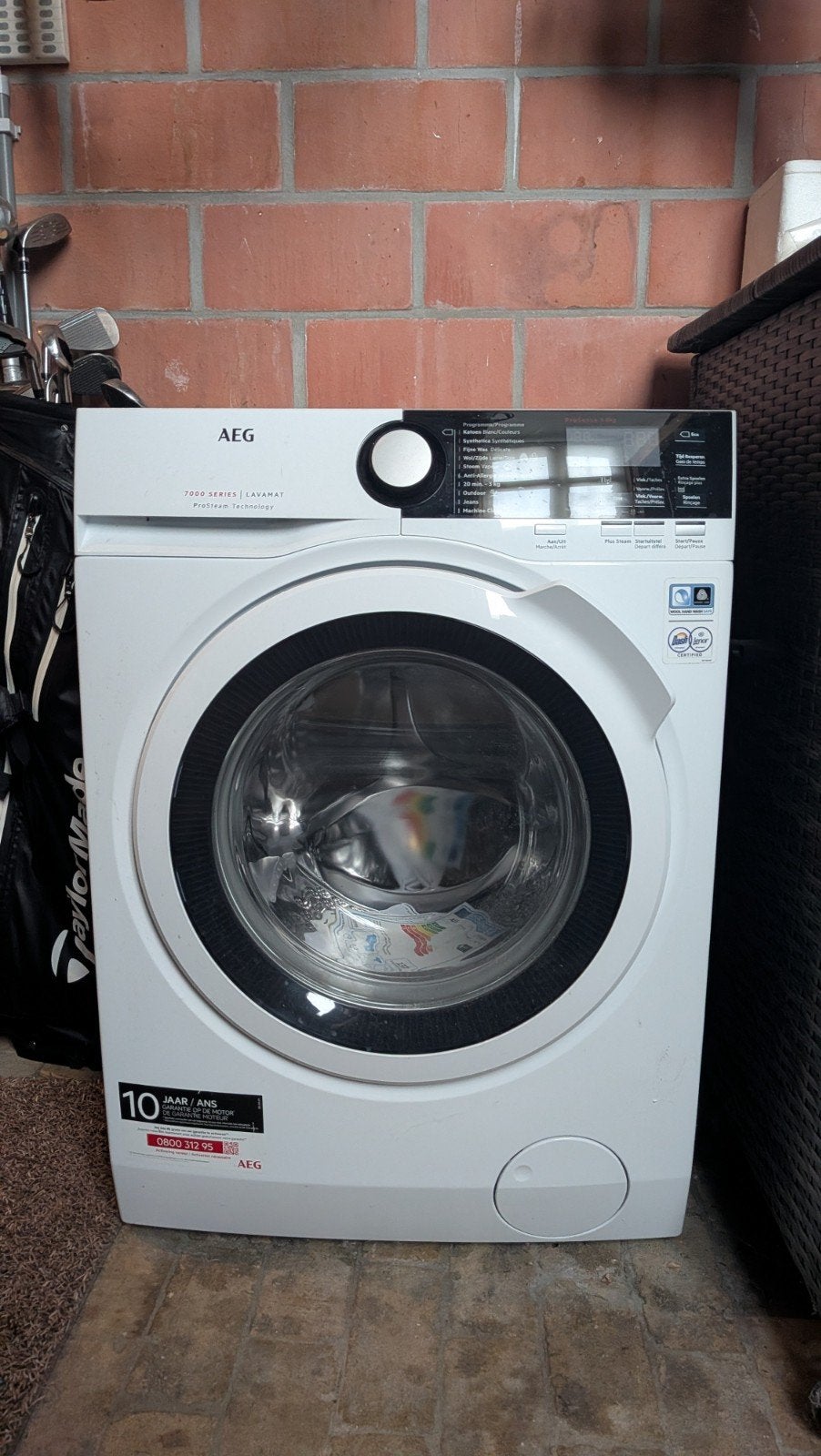 AEG 7000 Series wasmachine 8 kg, 1600 toeren, ProSteam, Elektronische apparatuur, Ophalen