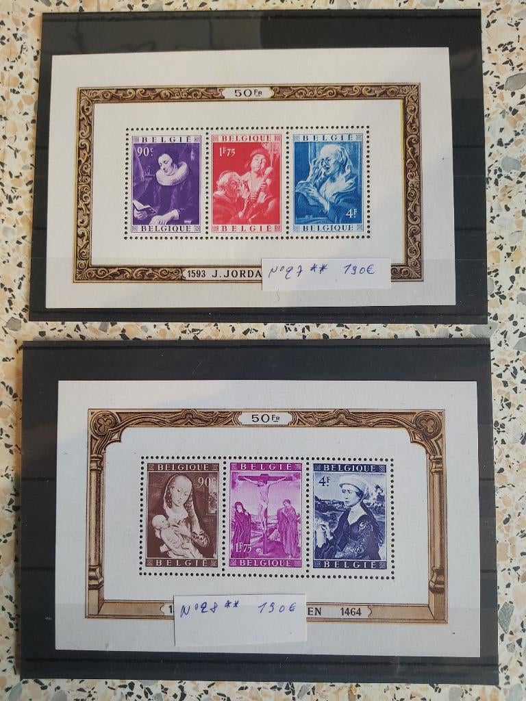 Timbres COB, BL N27 et 28.** Val 340€, Neuf, Enlèvement ou Envoi, Non oblitéré, Sans enveloppe