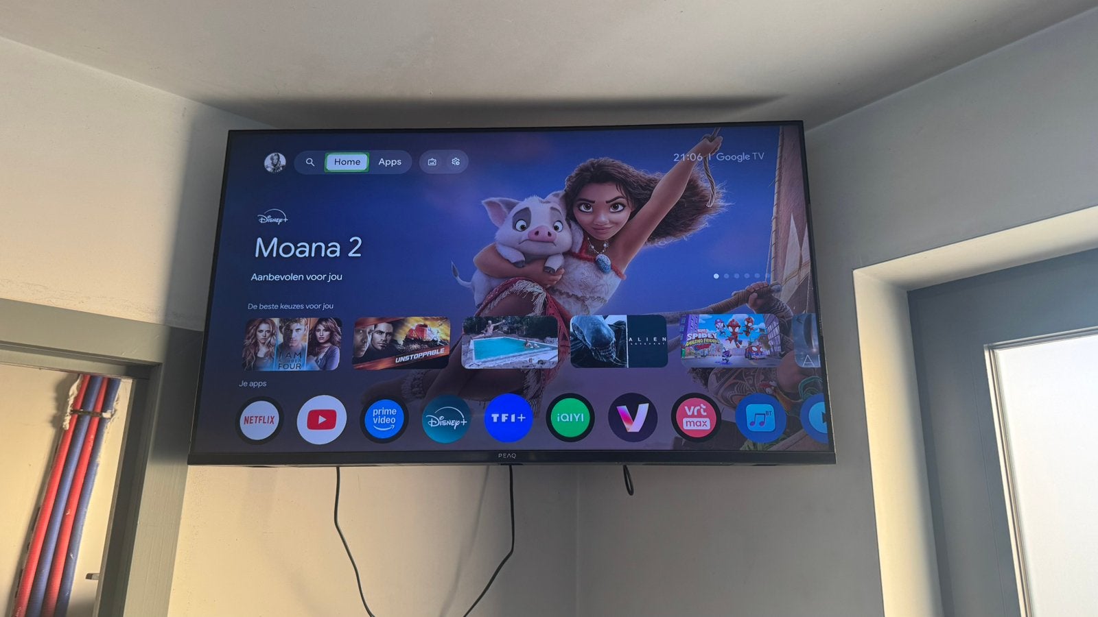 PEAQ tv, Audio, Tv en Foto, Televisies, QLED, Nieuw, 100 Hz, 100 cm of meer