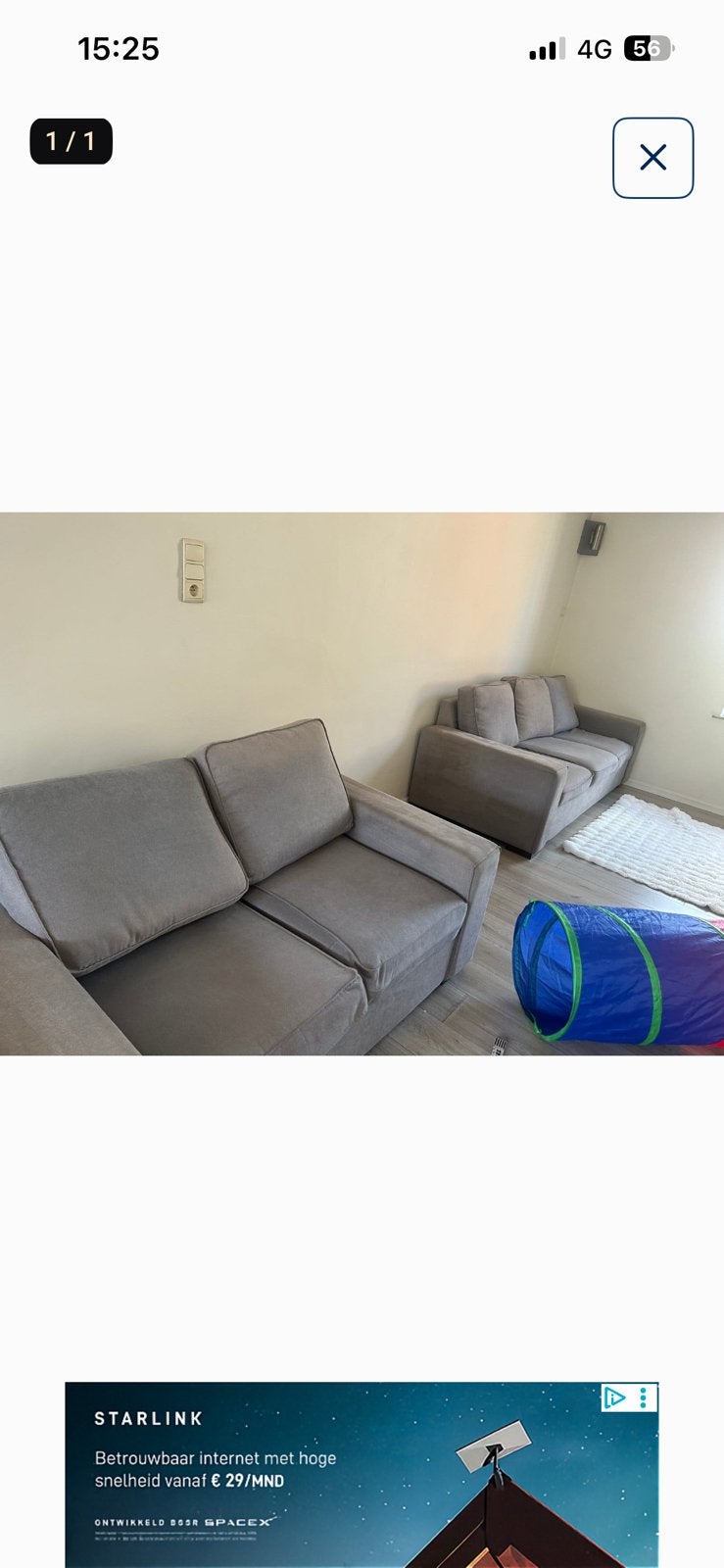 Divan 3+2 IKEA, Ophalen, Zo goed als nieuw