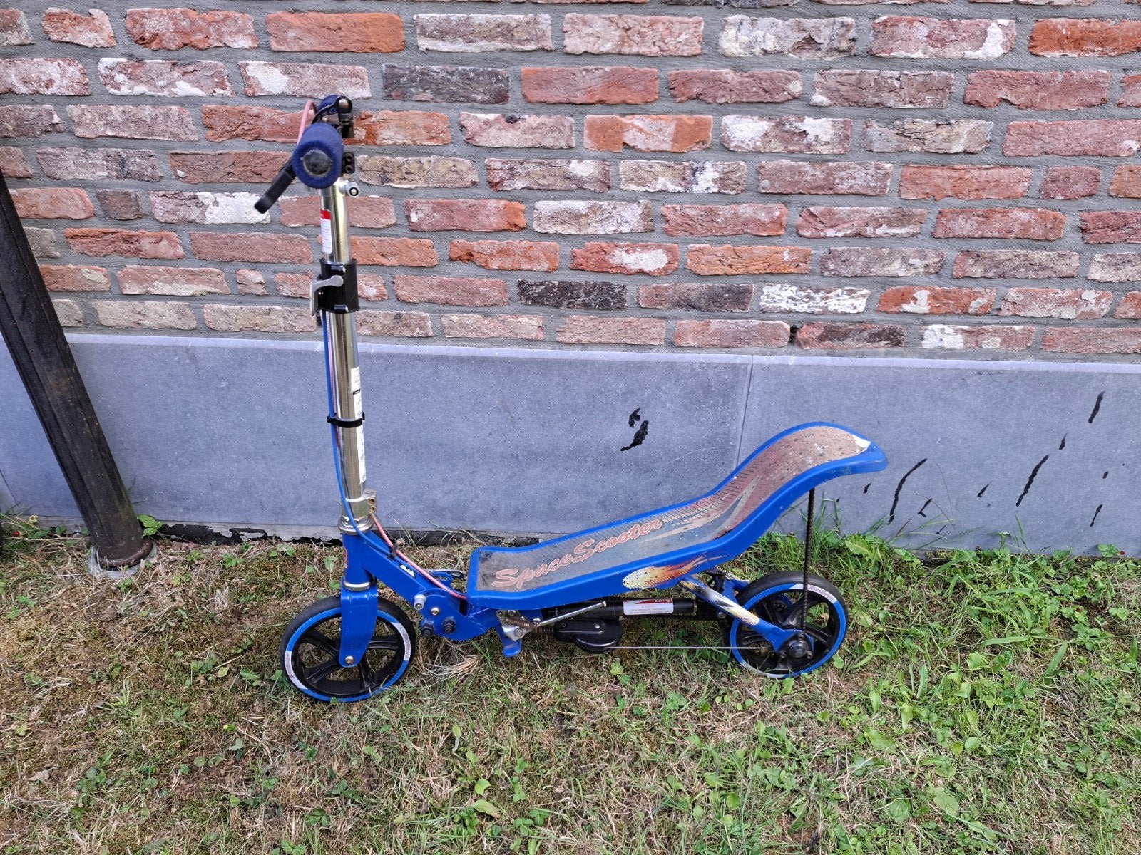 Space scooter blauw, Fietsen en Brommers, Steps, Ophalen, Gebruikt, Overige typen, Space Scooter