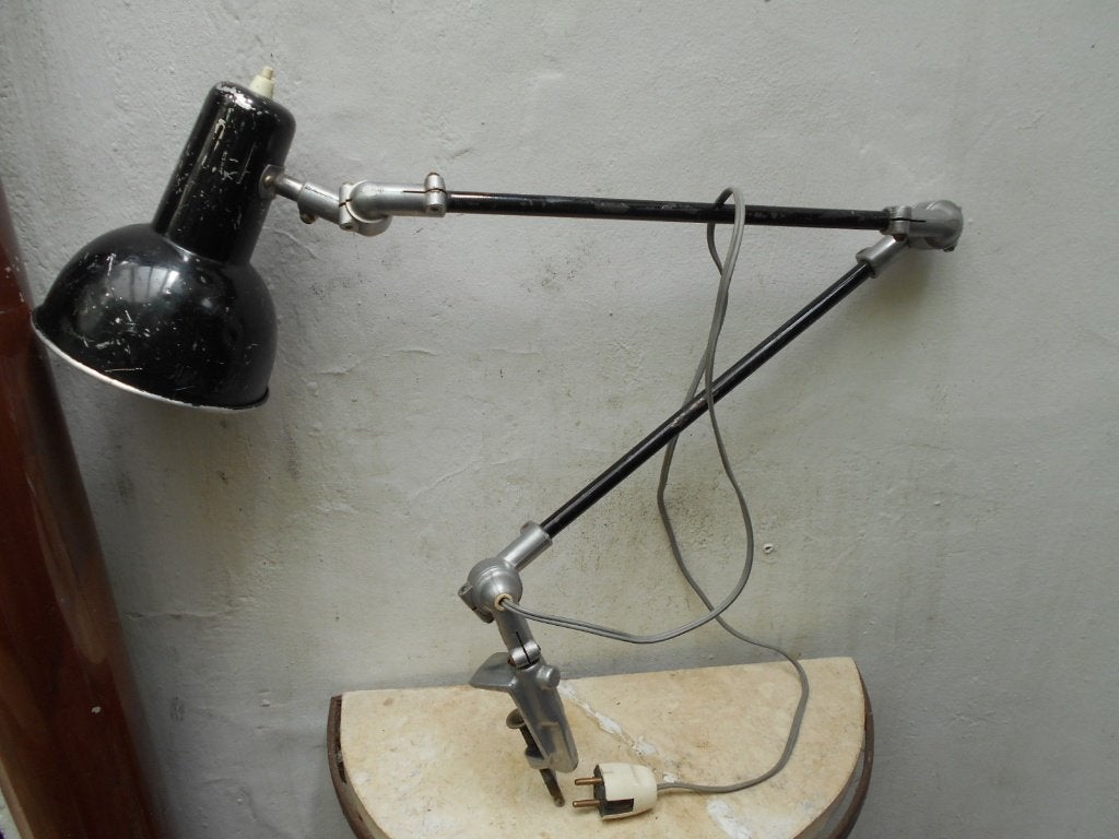 industriele-klemlamp-MARQUE-RIJO- BAUHAUS 1945, Enlèvement ou Envoi