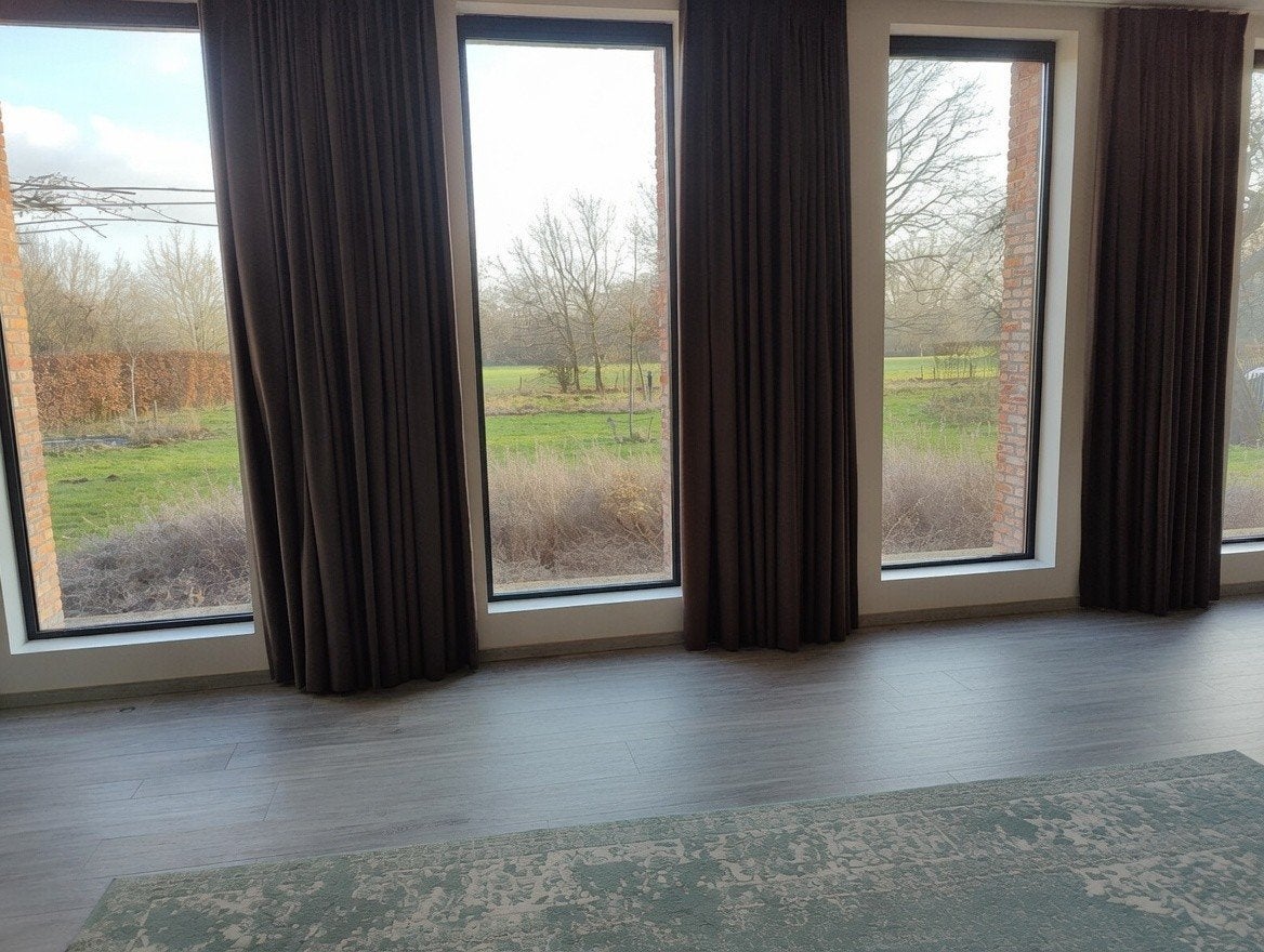 3 sets luxe donkere gordijnen met verduistering – als nieuw!, Huis en Inrichting, Stoffering | Gordijnen en Lamellen, Ophalen