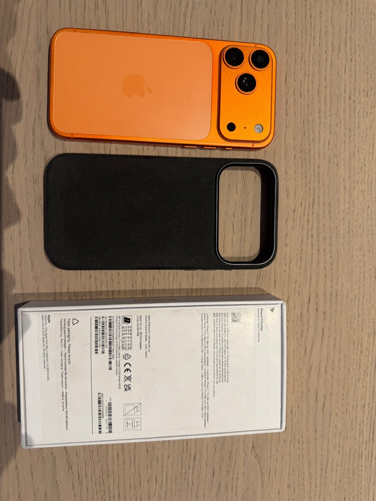 Iphone 17 pro Max orange, Telecommunicatie, Ophalen, Nieuw, Zonder simlock, IPhone 17 Pro Max