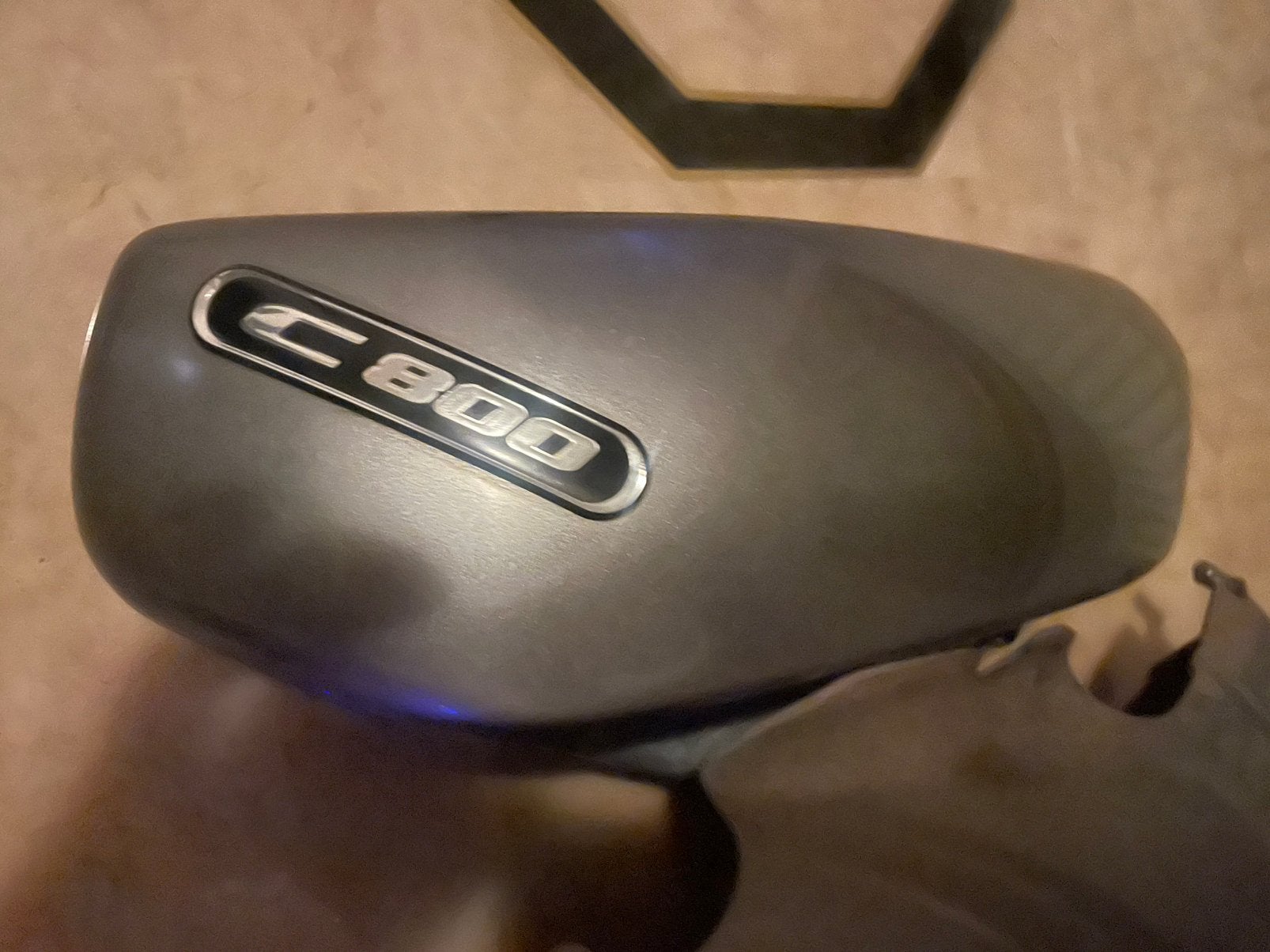 Originele Suzuki Intruder C800 Zijpanelen - Grijs, Motoren, Ophalen of Verzenden, Zo goed als nieuw