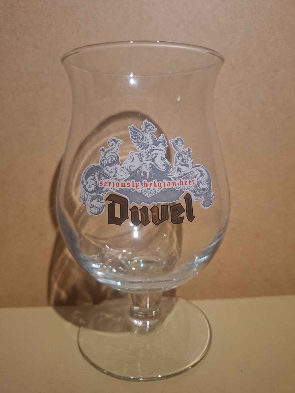 Duvel glas seriously belgian beer, Verzamelen, Ophalen of Verzenden, Duvel