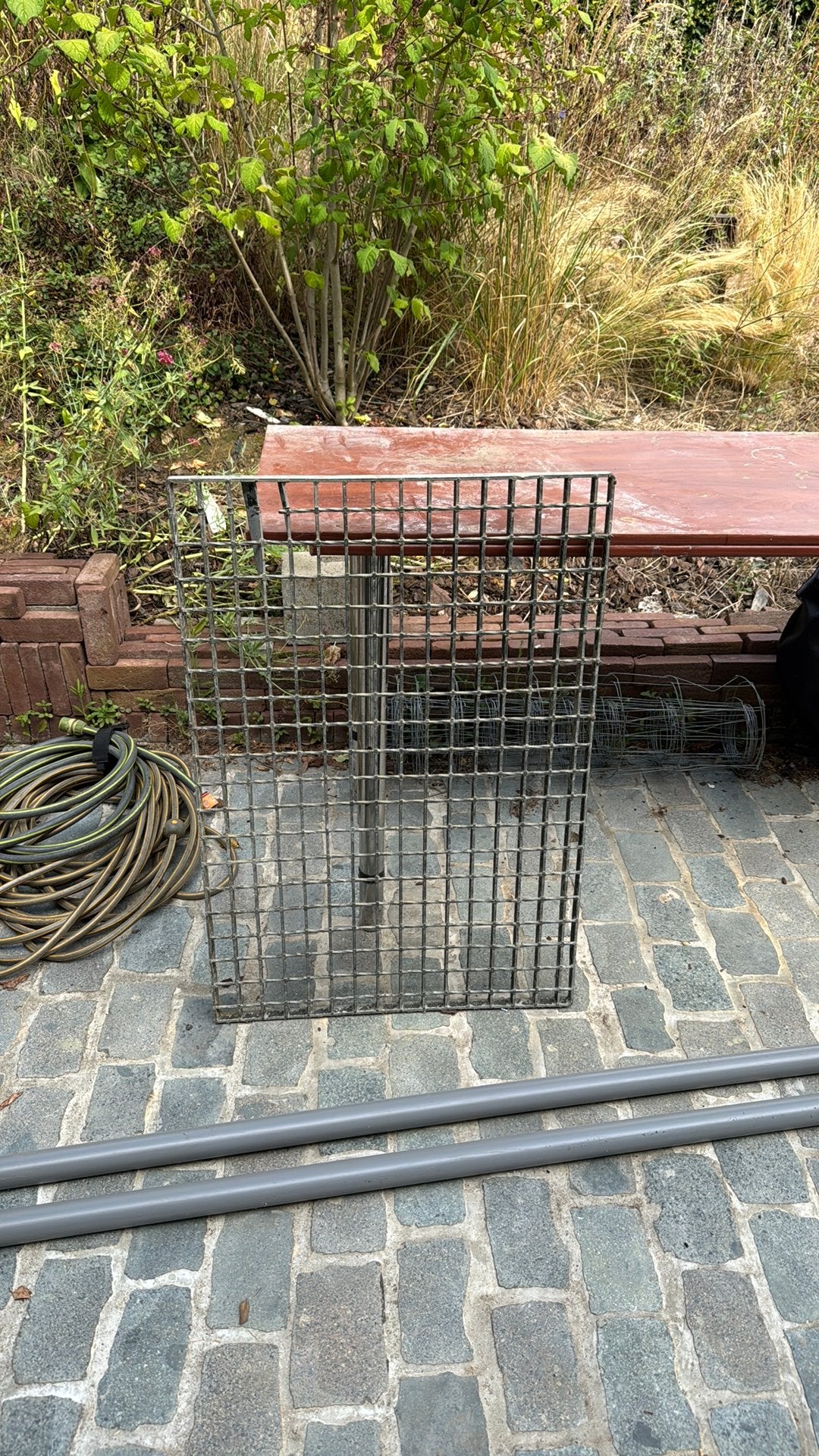 Zware metalen rooster 60x90, Doe-het-zelf en Bouw, Metalen, Ophalen, Zo goed als nieuw
