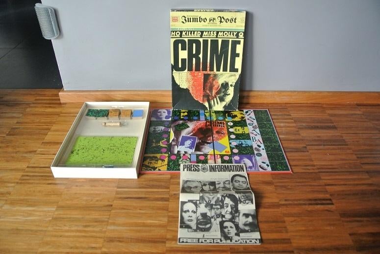 Crime spel: Who killed Miss Molly? uit 1972, Hobby en Vrije tijd, Gezelschapsspellen | Bordspellen, Vijf spelers of meer, Ophalen of Verzenden