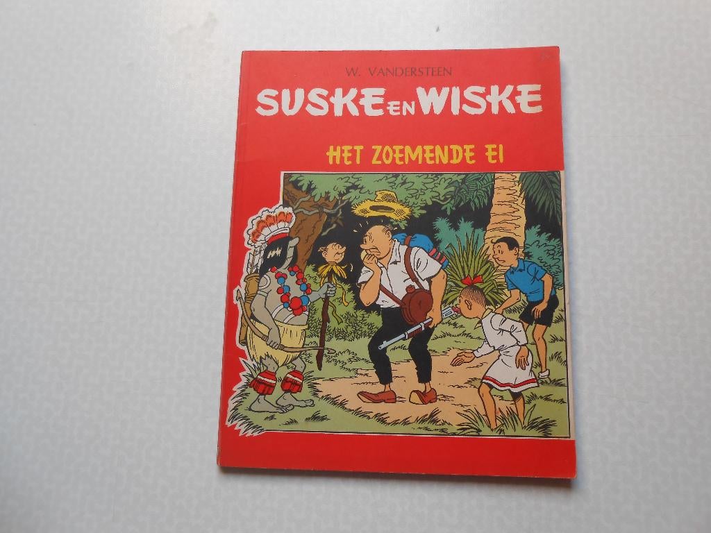 suske en wiske 53 Het zoemende ei 1964 1 ste druk. Matte., Boeken, Willy Vandersteen, Eén stripboek, Ophalen of Verzenden, Zo goed als nieuw