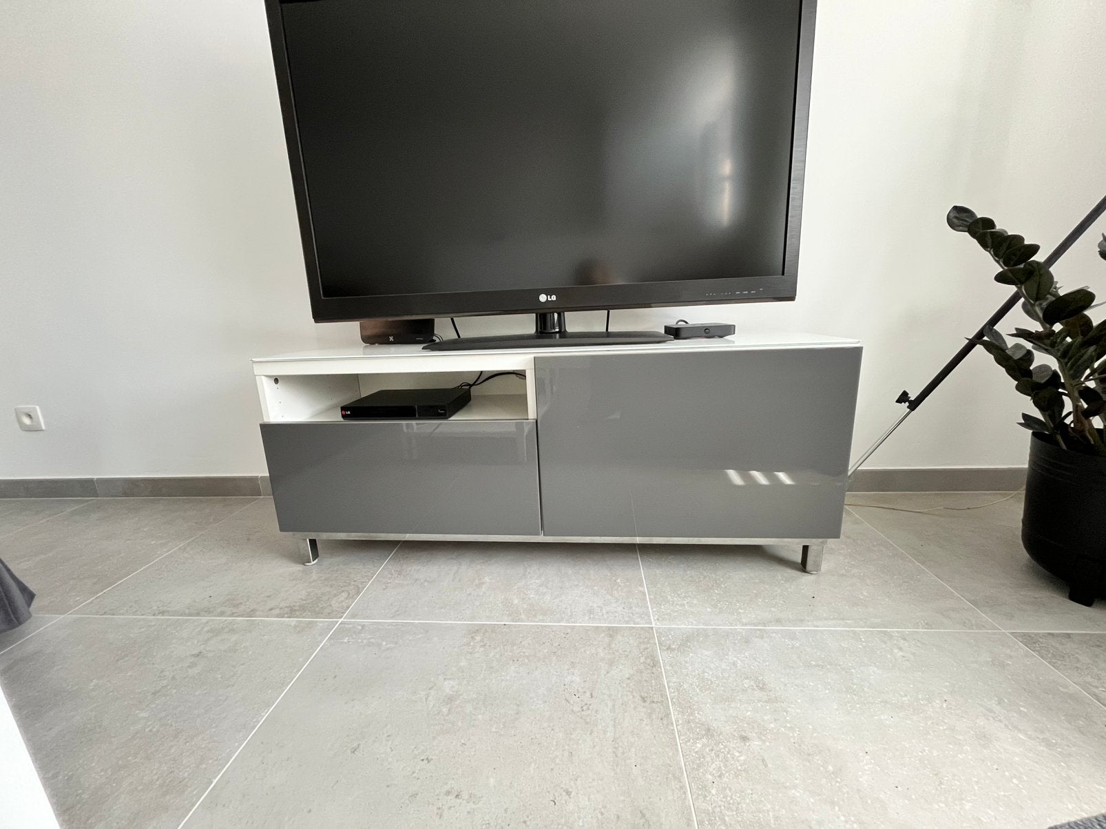 Meuble Tv, Ophalen, Gebruikt, Glas