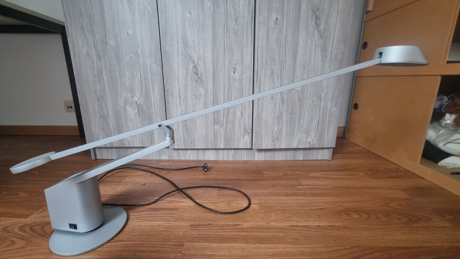 Vintage iGuzzini SA25 Bureaulamp – Rodolfo Bonetto 80s, Enlèvement, Synthétique, Lampe de bureau, Design