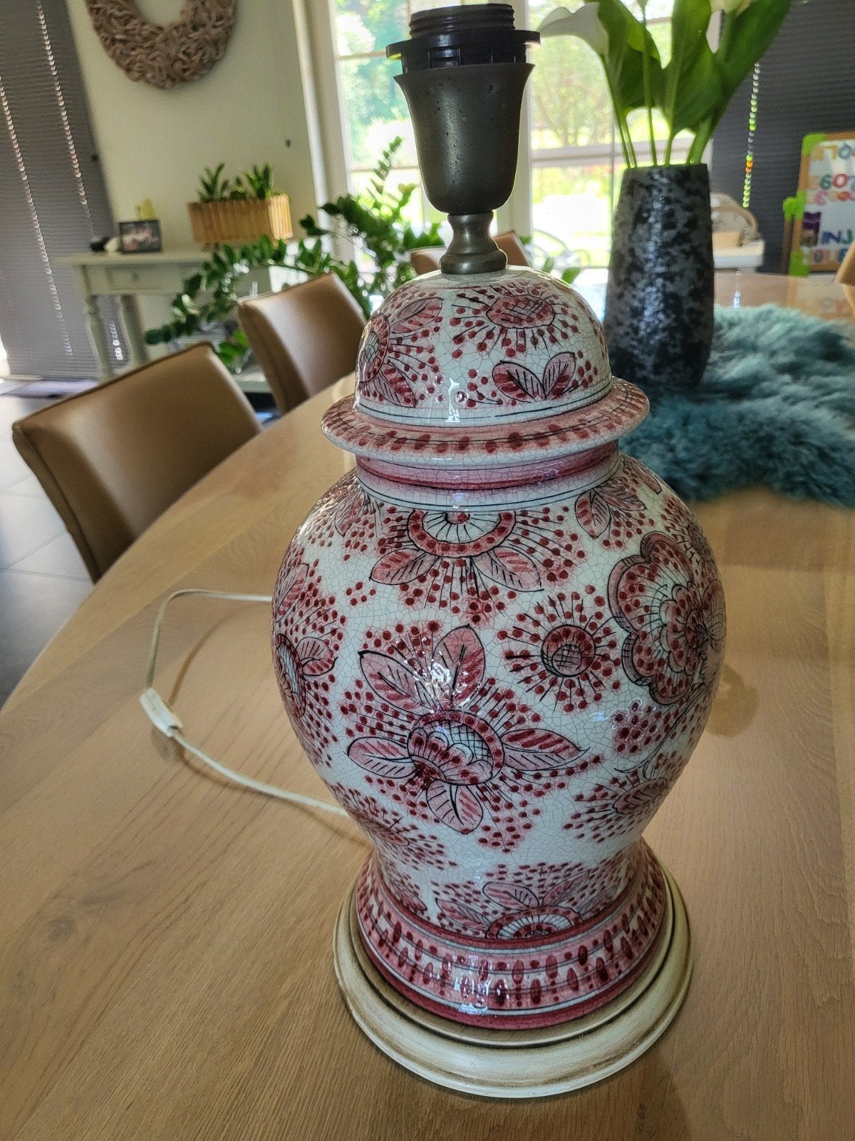 Tafellamp in keramiek, Ophalen