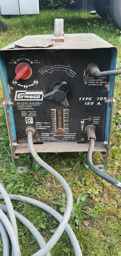 Ermaco laspost type 709 – 150A, Ophalen, Gebruikt, 150 tot 250 ampère, Elektroden