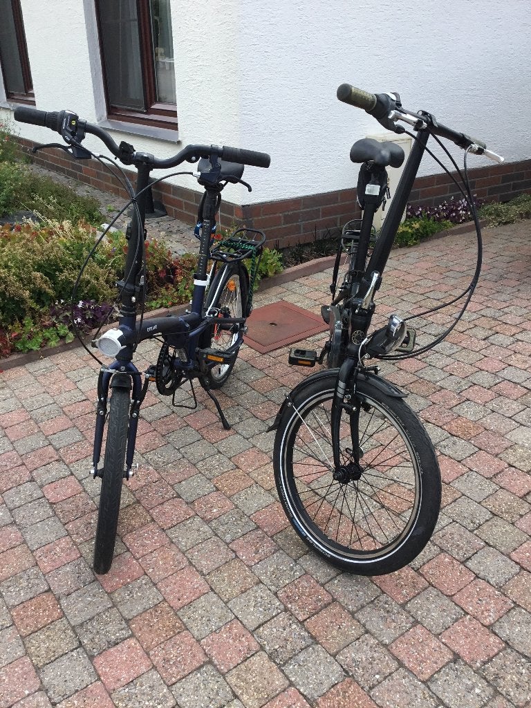 2 plooifietsen, Vitesses, Frein sur jante, 16 à 18 pouces, Comme neuf