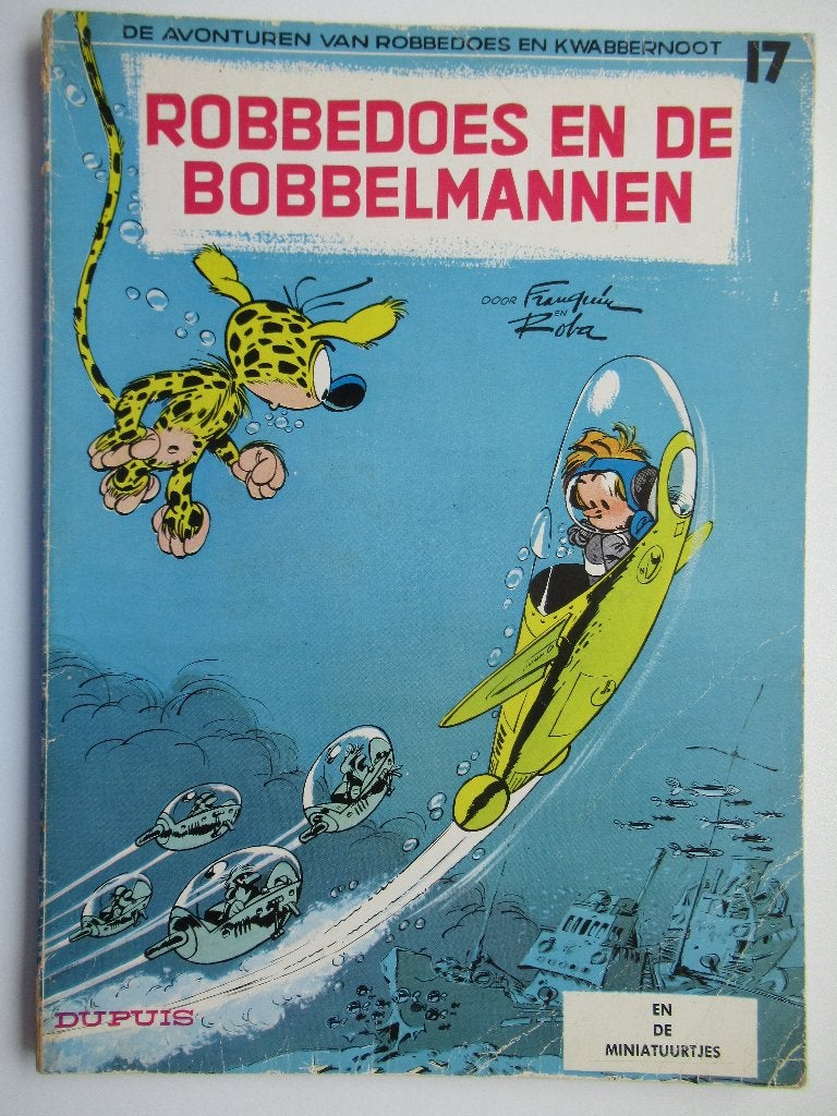 robbedoes nr.17...robbedoes en de bobbelmannen, Boeken, Stripverhalen, Ophalen of Verzenden, Gelezen
