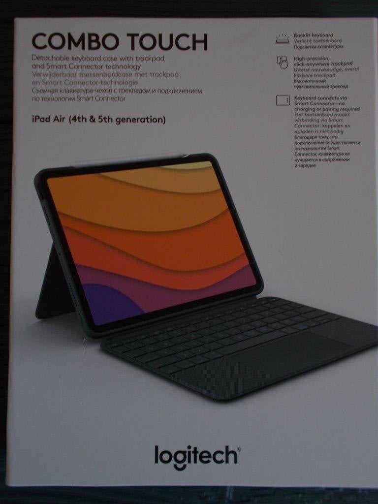 NIEUW  Logitech Combo Touch  Ipad Air, Computers en Software, Tablet-hoezen, Ophalen, Logitech, 11 inch, Nieuw