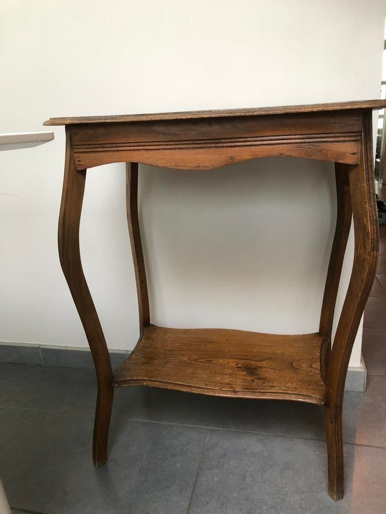 Zeer mooi decoratief houten bijzettafeltje, Ophalen