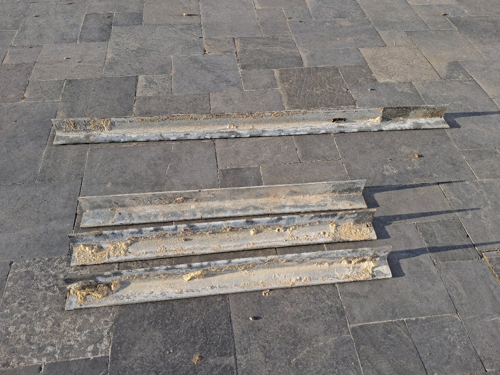 Cornières acier galvanisé 90mm x 90mm (4 longueurs), Enlèvement, Utilisé, Autres types