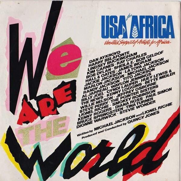 USA For Africa – We Are The World, 7 inch, Ophalen of Verzenden, Zo goed als nieuw, Pop