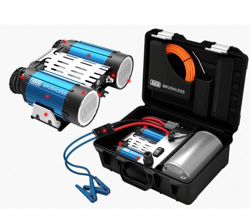 ARB Compressor Dubbele uitvoering BORSTELLOOS 12V, Autos : Pièces & Accessoires, Autres pièces automobiles, Neuf, Envoi