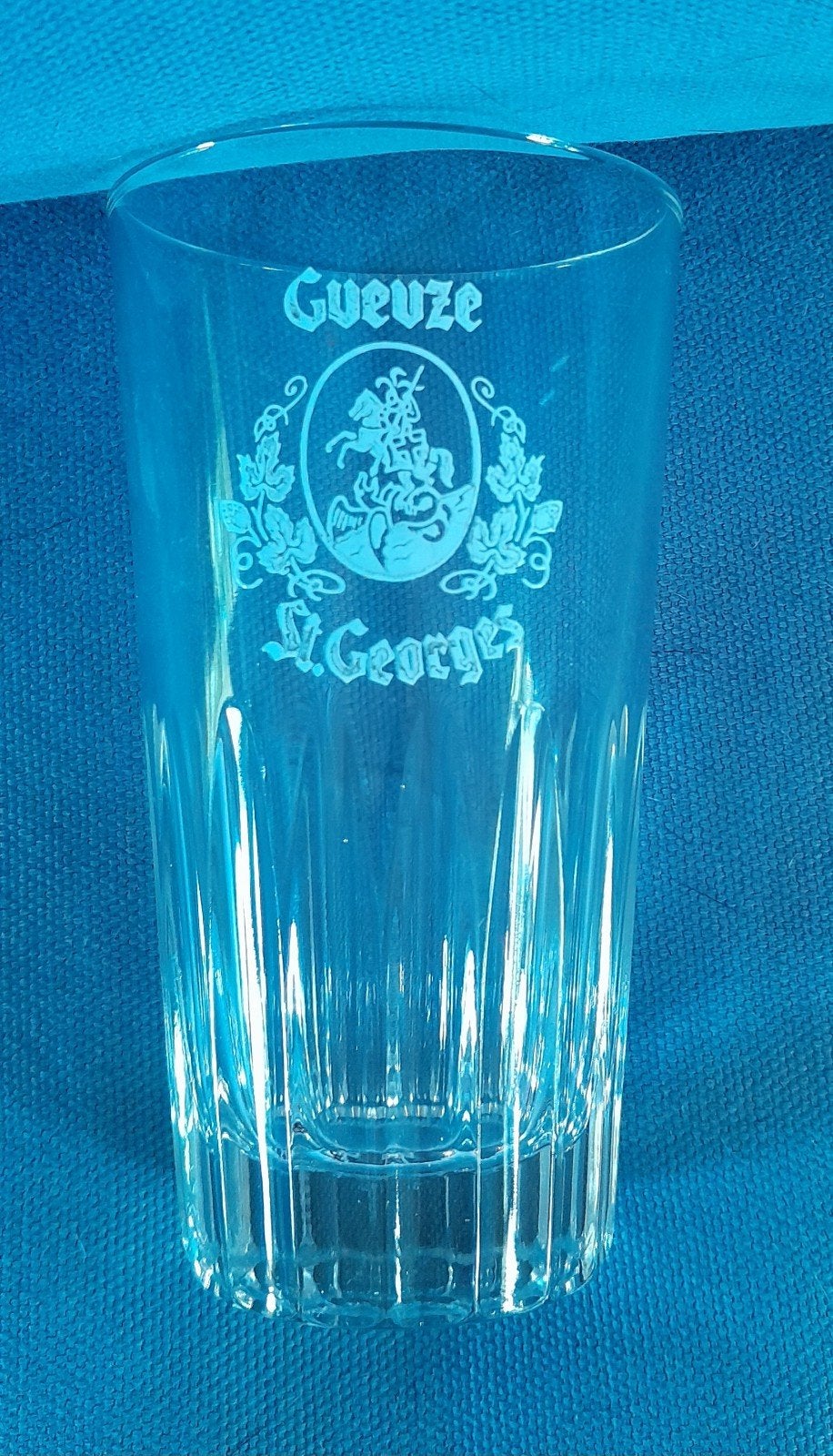 Prachtig glas Gueuze St Georges., Verzamelen, Verzenden, Bierglas