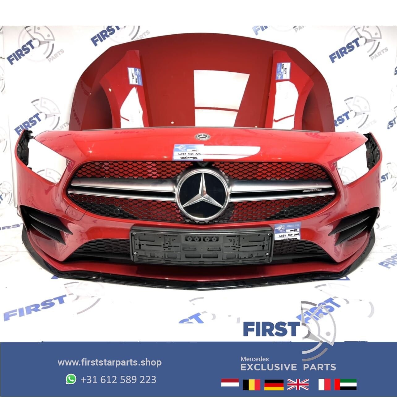 2022 W177 V177 A35 AMG PERFORMANCE VOORKOP ROOD Mercedes A K, Utilisé, -, Avant, -