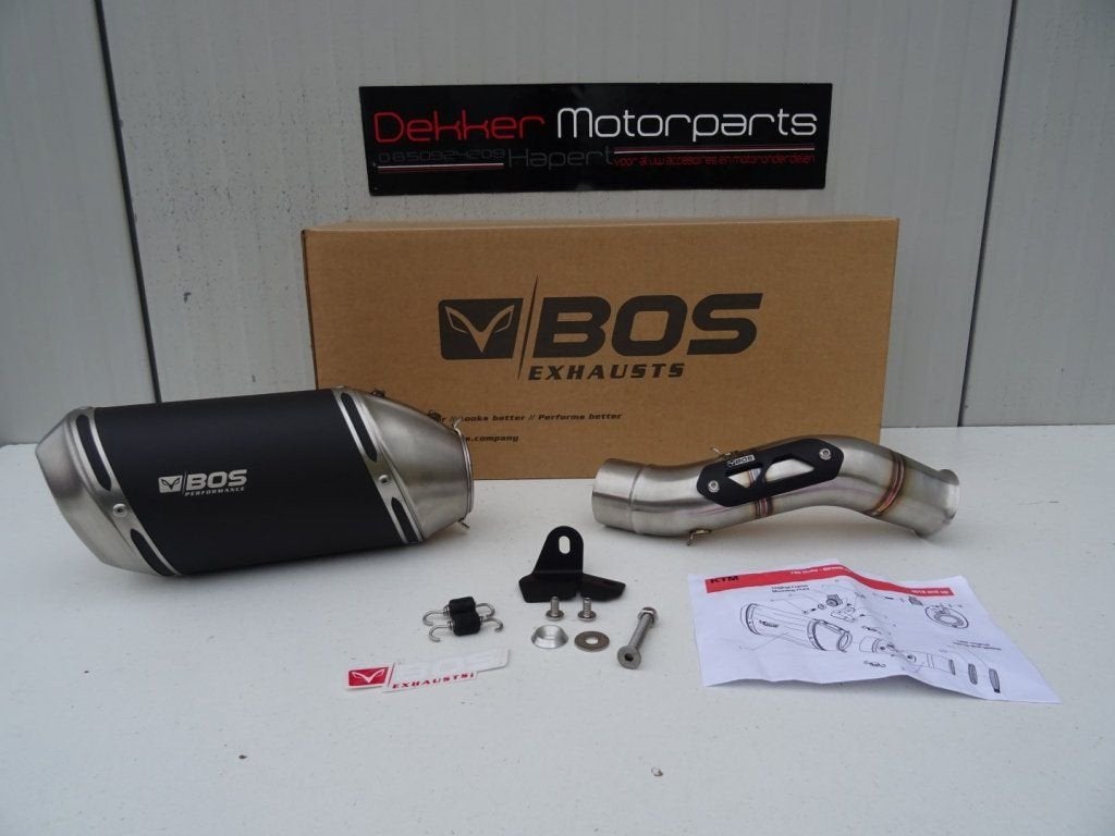 Bos Street Fox Black Coated Demper KTM 790 Duke 2018-2019 >, Motoren, -, -, Nieuw, Ophalen of Verzenden