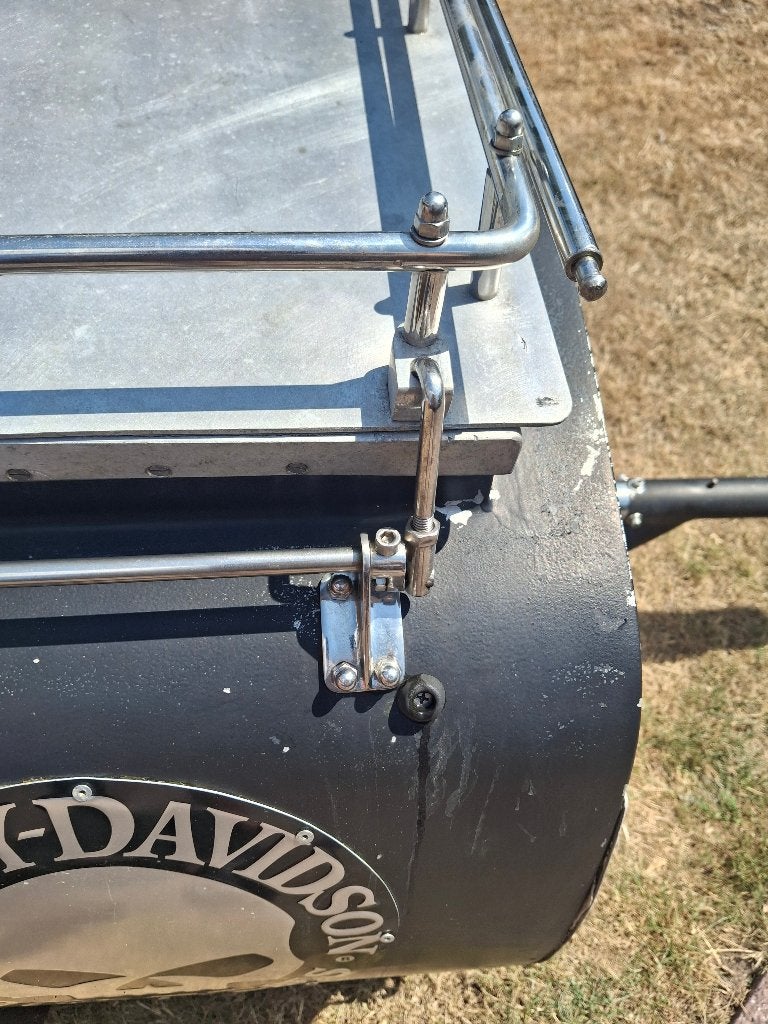 unieke motor aanhanger, Ophalen