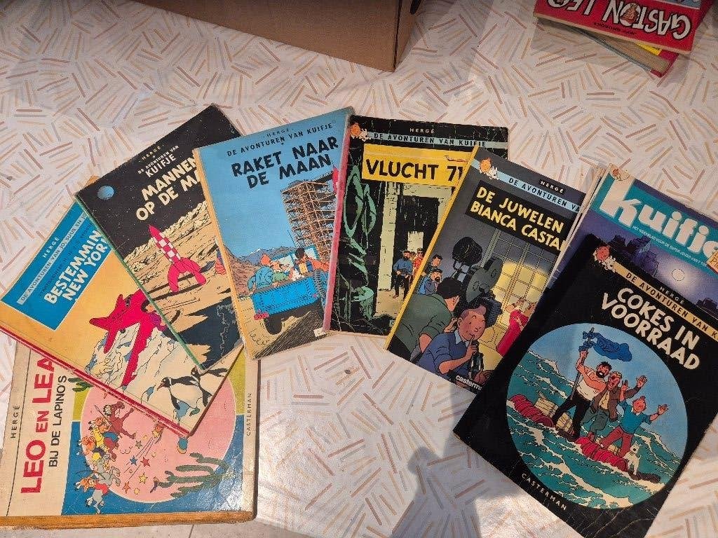 Kuifje oude stripboeken, Meerdere stripboeken, Herge, Ophalen, Gelezen