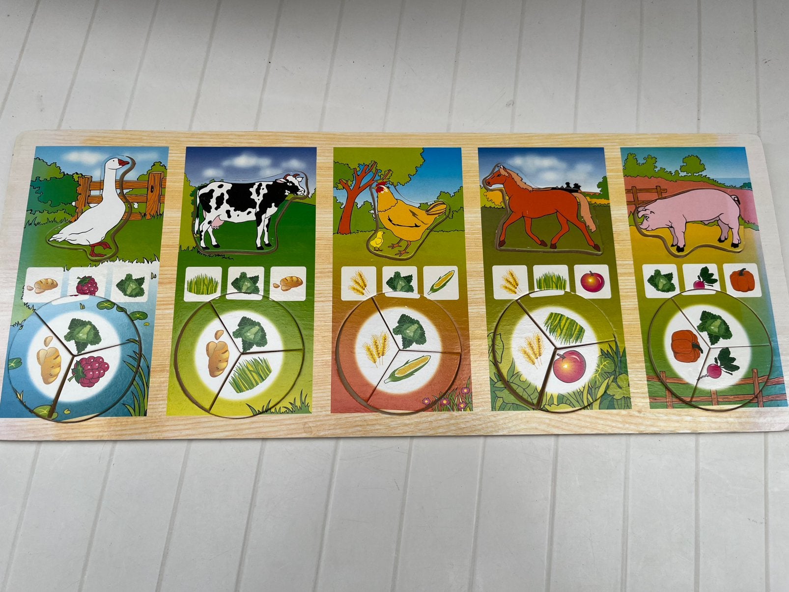 Houten boerderij puzzel  in perfecte staat, Ophalen of Verzenden