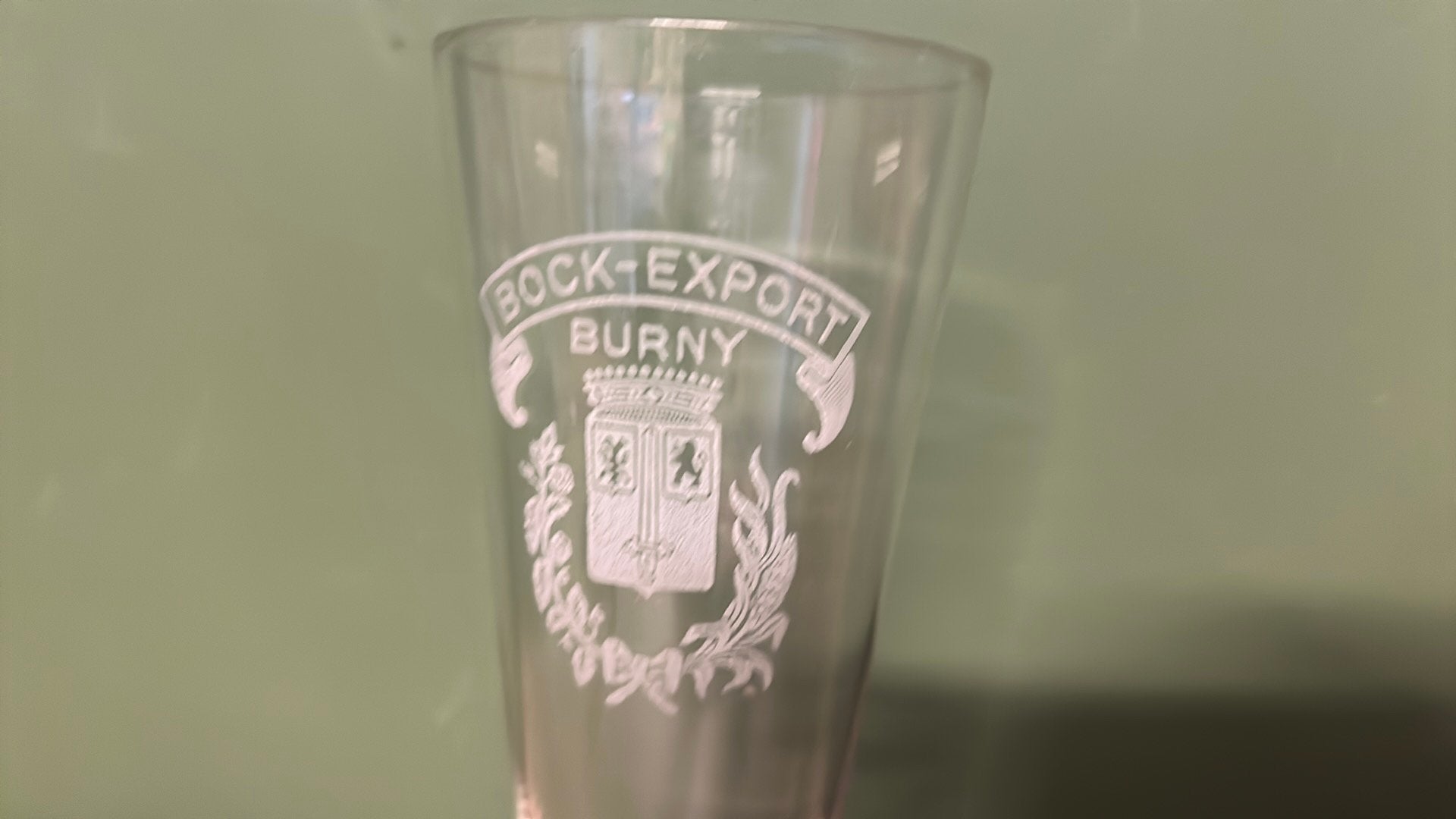 Verre a l’acide Bock Export Burny, Enlèvement ou Envoi, Utilisé, Verre ou Verres