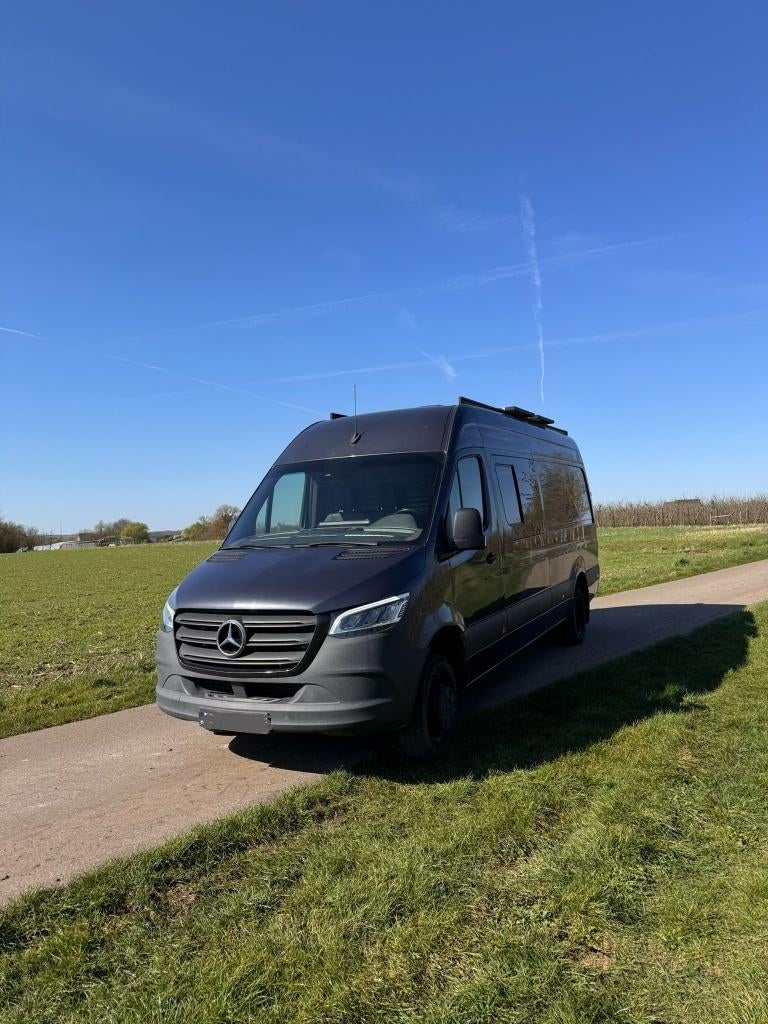 Mercedes-Benz Sprinter 519 3.0 cdi V6 L3H2, Cuir, Argent ou Gris, Achat, Euro 6